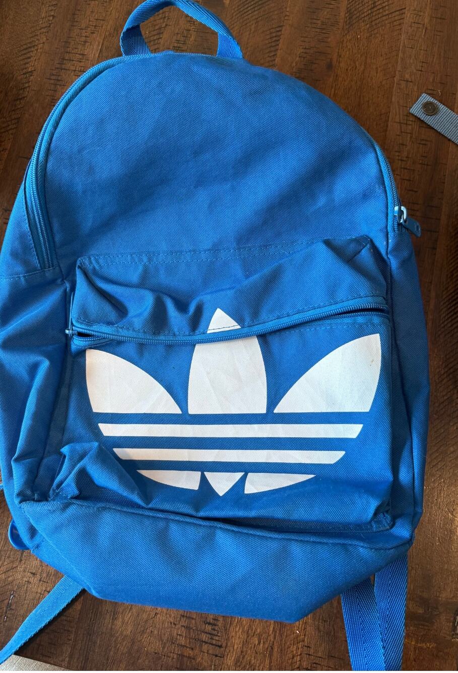 Adidas Backpack Teal Blue and White EUC